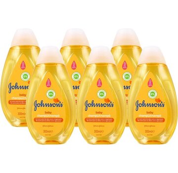 Johnson's Baby Shampoo - Regulier - 6x 300ml - Voordeelverpakking