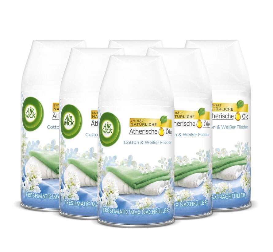 Freshmatic Navulling - Crisp Linen & Lilac / Linnen & Seringen 6x 250ml