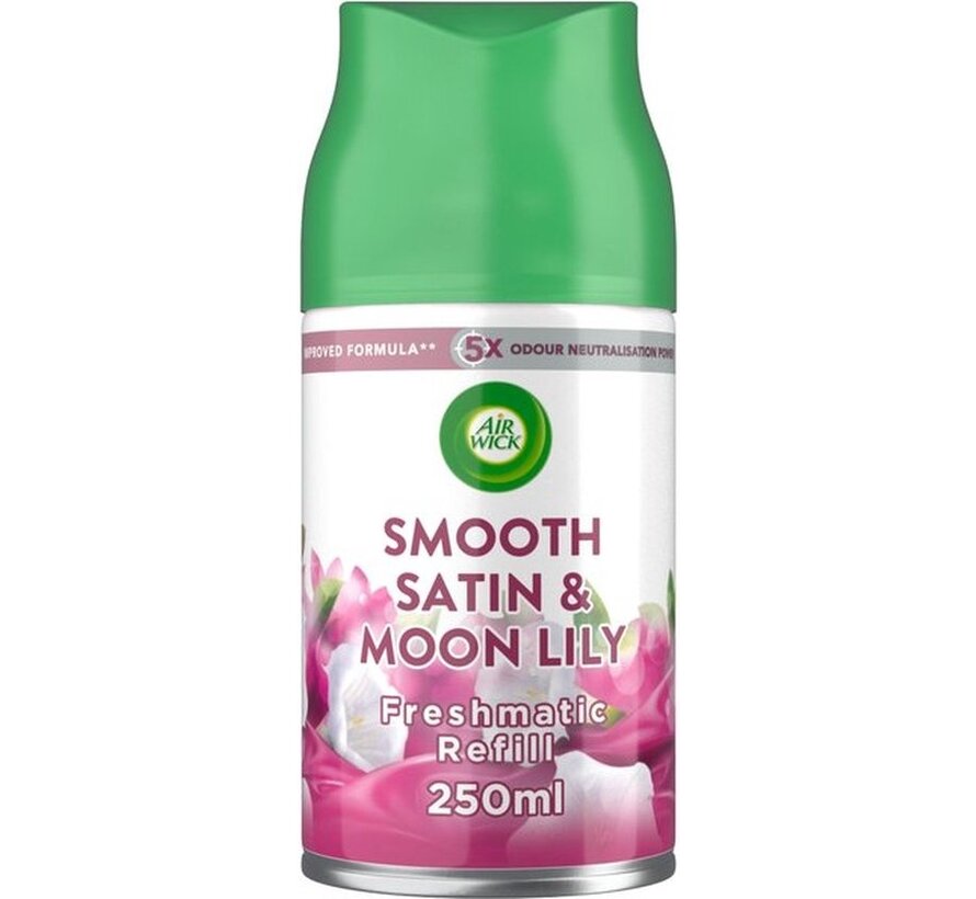 Freshmatic Navulling - Smooth Satin & Moon Lily / Satijn & Lelie - 3x 250ml
