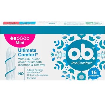 o.b. Tampons Pro Comfort - Mini - 16 Stuks