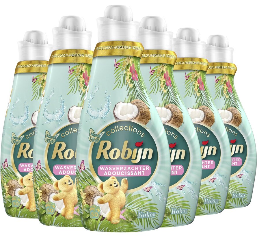 Kokos Sensation (1250ml) - Wasverzachter - 6x 50 wasbeurten