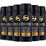 Gold Temptation Bodyspray / Deodorant Spray Men - 6x 150ml