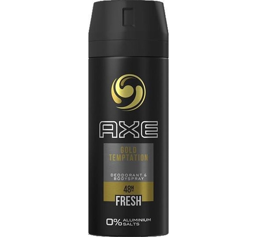 Gold Temptation Bodyspray / Deodorant Spray Men - 12x 150ml