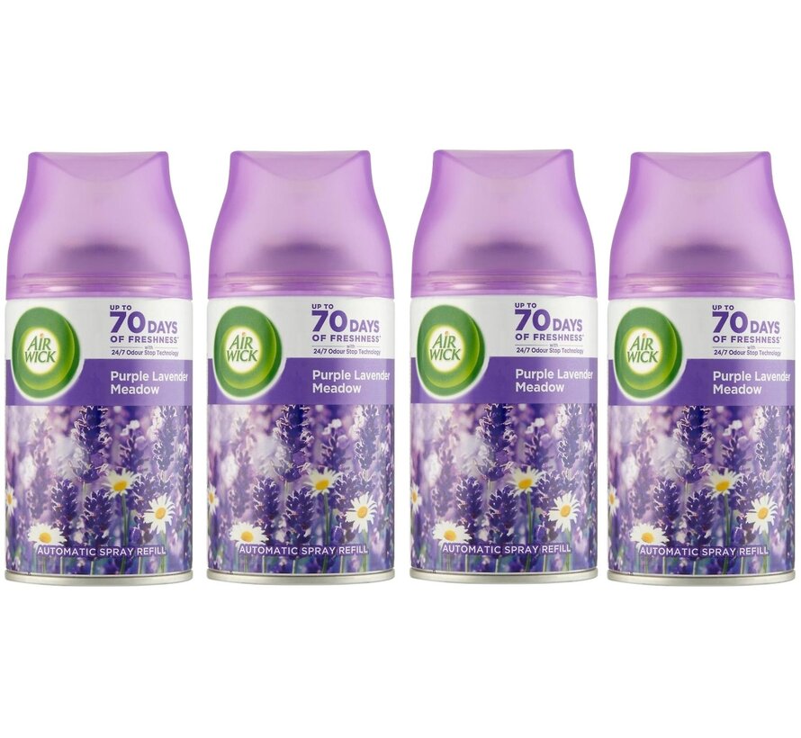 Freshmatic Navulling - Paarse Lavendel - 4x 250ml