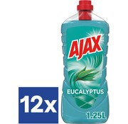 Ajax Allesreiniger Eucalyptus - 12x 1.25L - Voordeelverpakking