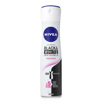 Nivea Invisible Black & White Original Clear - Deodorant Spray - 150ml