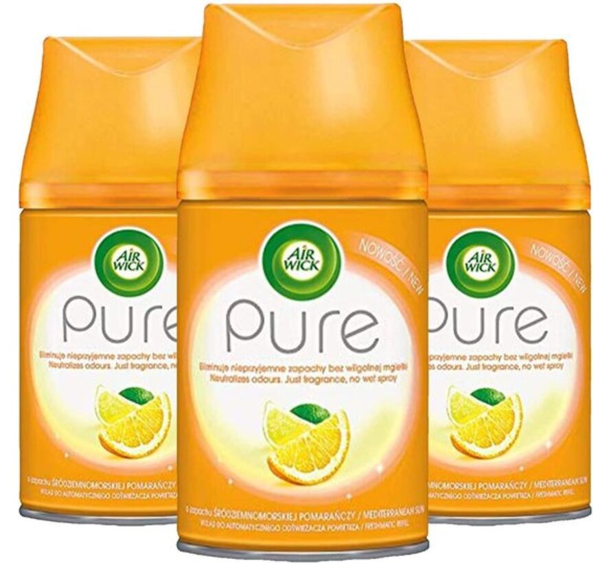 Freshmatic Navulling Pure - Mediterranean Sun - 3x 250ml