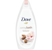 Dove Caring Bath - Amandelmelk & Hibiscus - Badcrème - 450ml