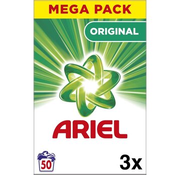 Ariel Original Waspoeder Wasmiddel 3KG - 3x 50 wasbeurten