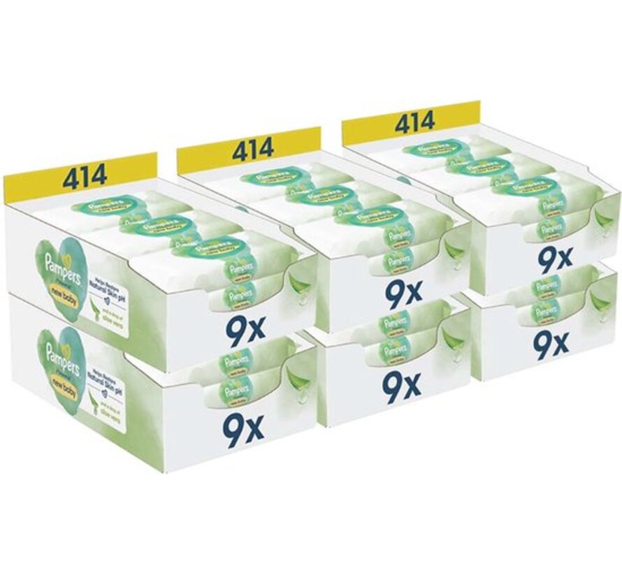 Harmonie New Baby Billendoekjes / Babydoekjes - 54x 46 stuks