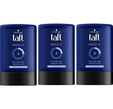 Schwarzkopf Taft Haargel - Absolut - Styling Gel - 3x 300ml