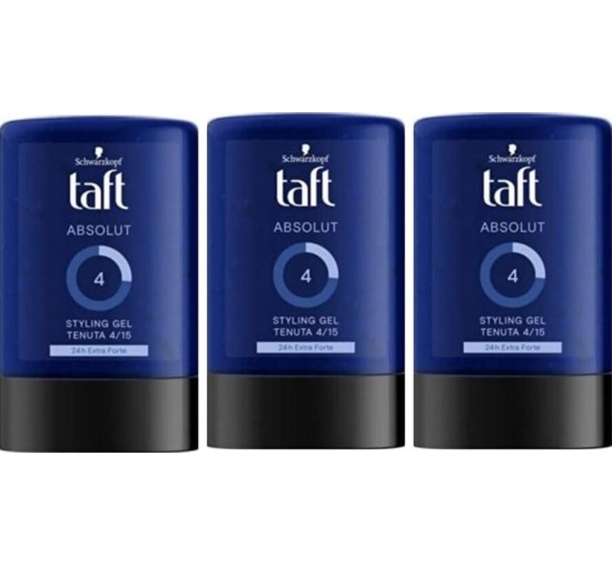 Taft Haargel - Absolut - Styling Gel - 3x 300ml
