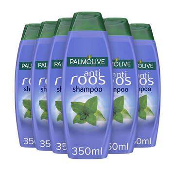 Palmolive Shampoo - Anti Roos (Dandruff) met Wilde Mint - 6x 350ml Voordeelverpakking