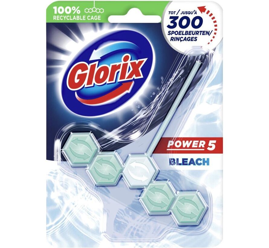 Power 5 - WC Blok / Toiletblok - Bleek