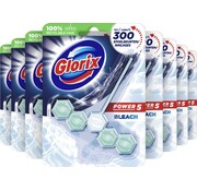 Glorix Power 5 - WC Blok / Toiletblok - Bleek - 9 stuks