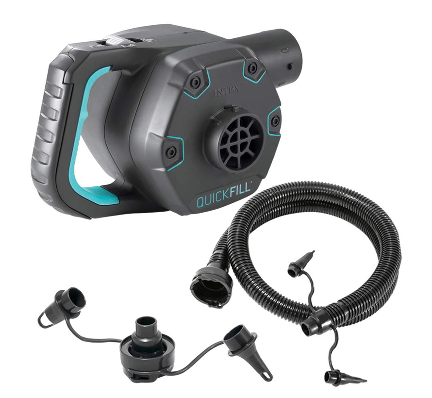 QuickFill® - Elektrische Luchtpomp - 220V - met 3 mondstukken en slang