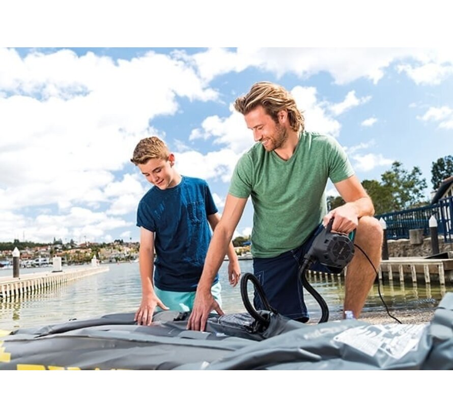 QuickFill® - Elektrische Luchtpomp - 220V - met 3 mondstukken en slang