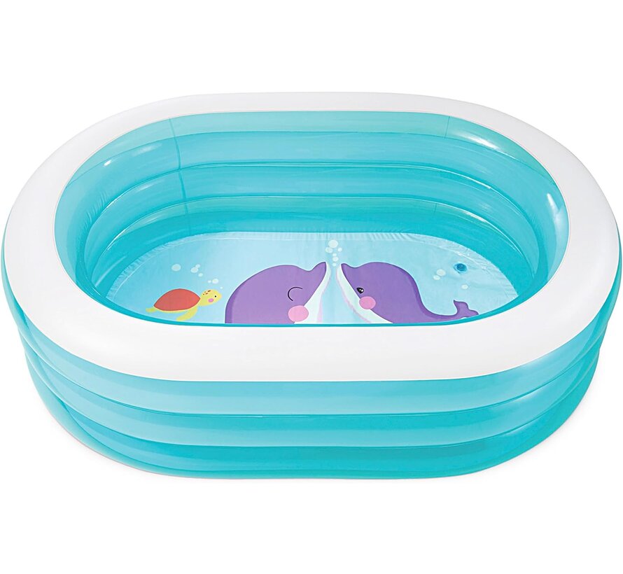 Opblaasbaar zwembad - My Sea Friends (163x107x46cm)