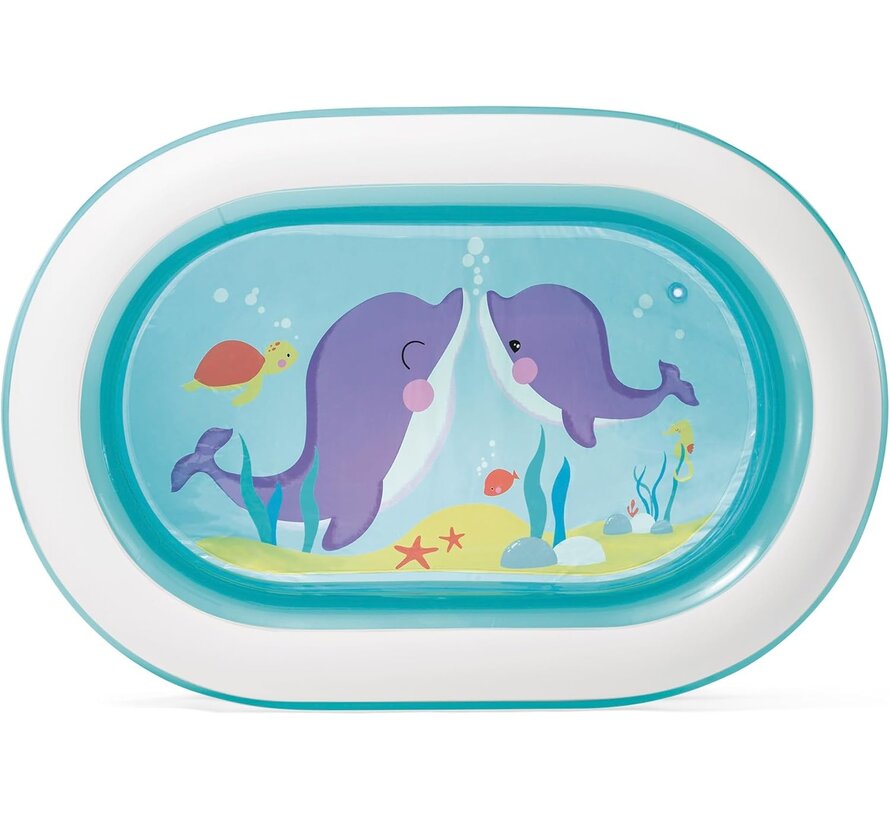 Opblaasbaar zwembad - My Sea Friends (163x107x46cm)