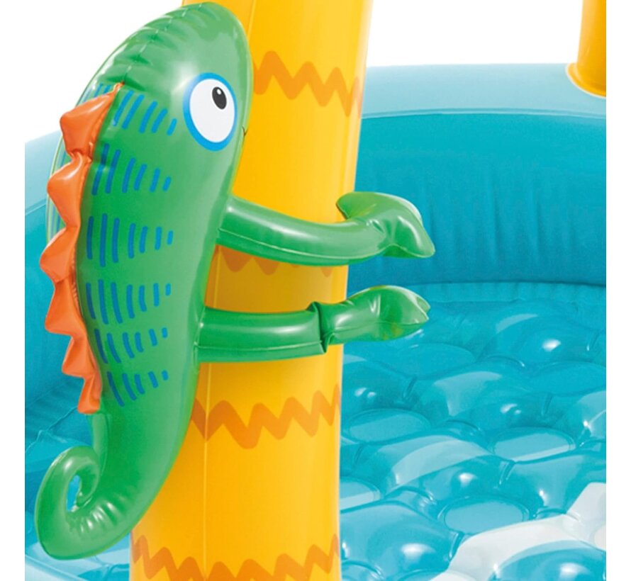 Opblaasbaar babyzwembad - Tropical Island (102x86cm)