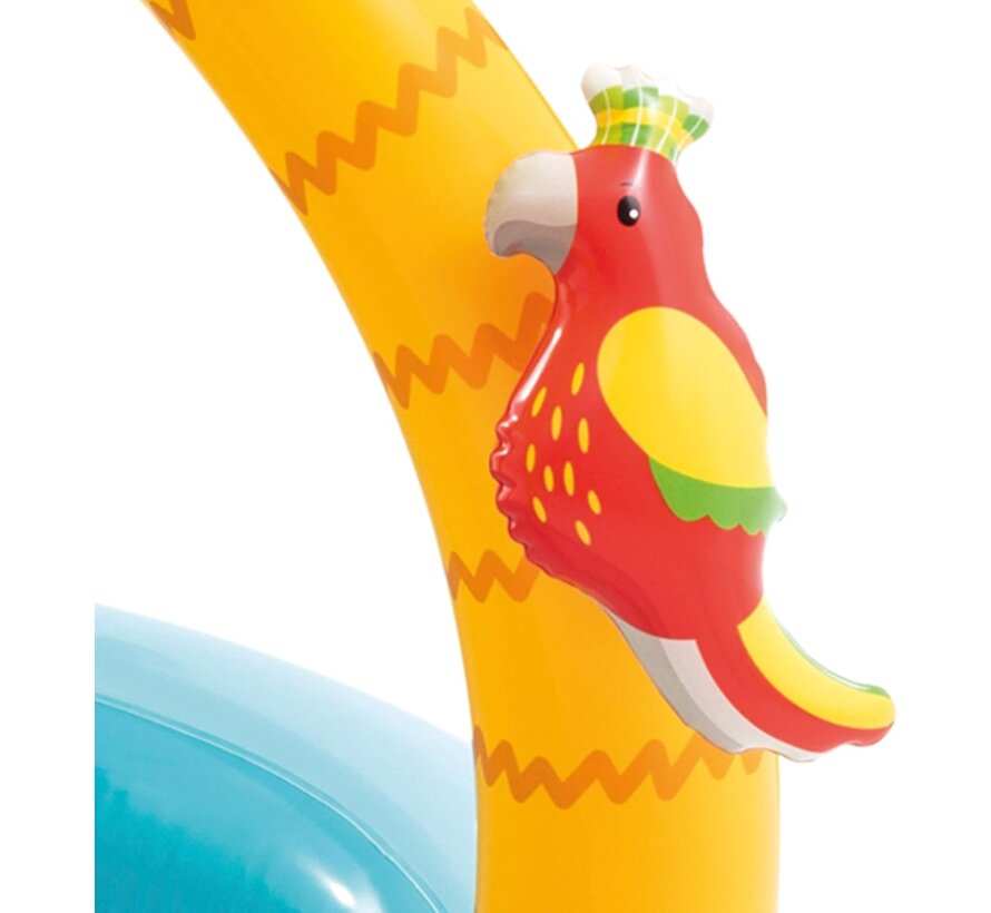 Opblaasbaar babyzwembad - Tropical Island (102x86cm)