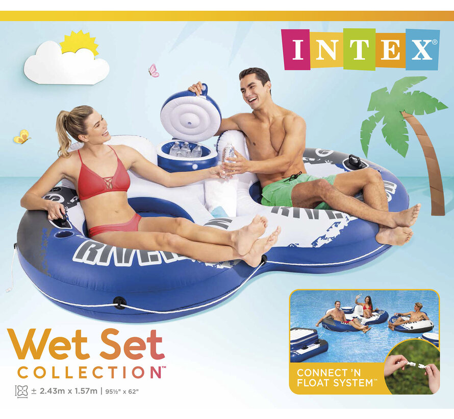 River Run 2 - Waterlounge 2-persoons (243x157cm)