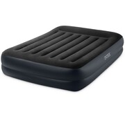 Intex 2-Persoons Queen Classic Pillow Rest Raised zelfopblazend luchtbed - 203x152x42cm c