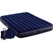 Intex Classic Downy Queen 2-Persoons Luchtbed Set (203x152x25cm)