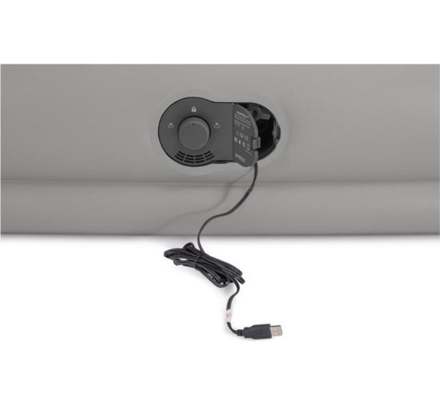 Prestige Twin Mid-Rise Luchtbed - 2-persoons Queen - Ingebouwde USB pomp 203x152x30cm