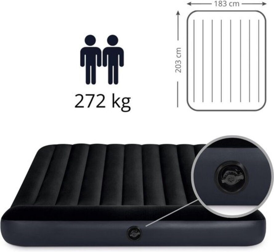 Classic Pillow Rest King 2-persoons luchtbed (203x152x25cm) c