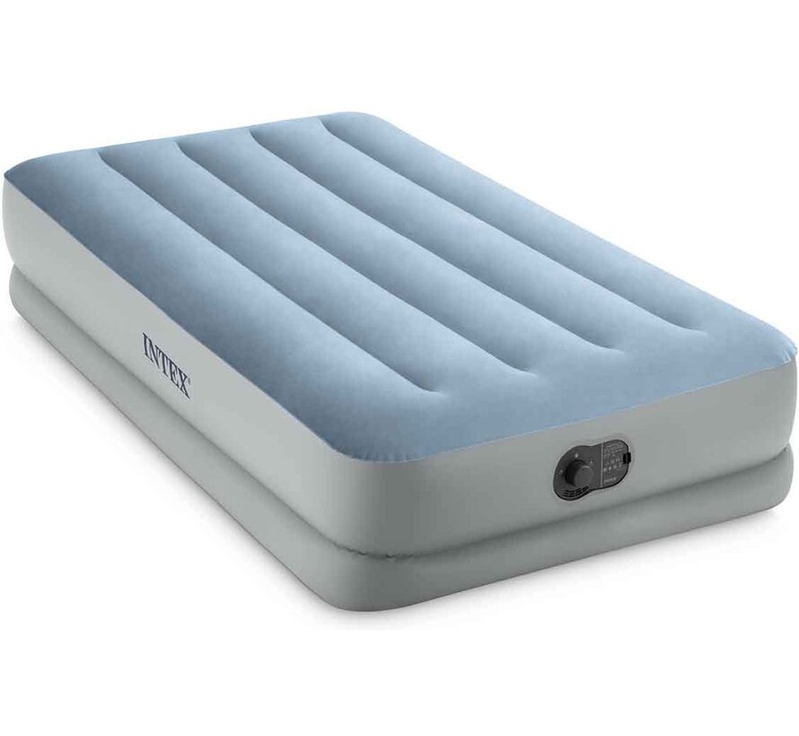 Comfort Twin Mid-Rise Luchtbed - 1-persoons - Ingebouwde USB pomp 191x99x36cm