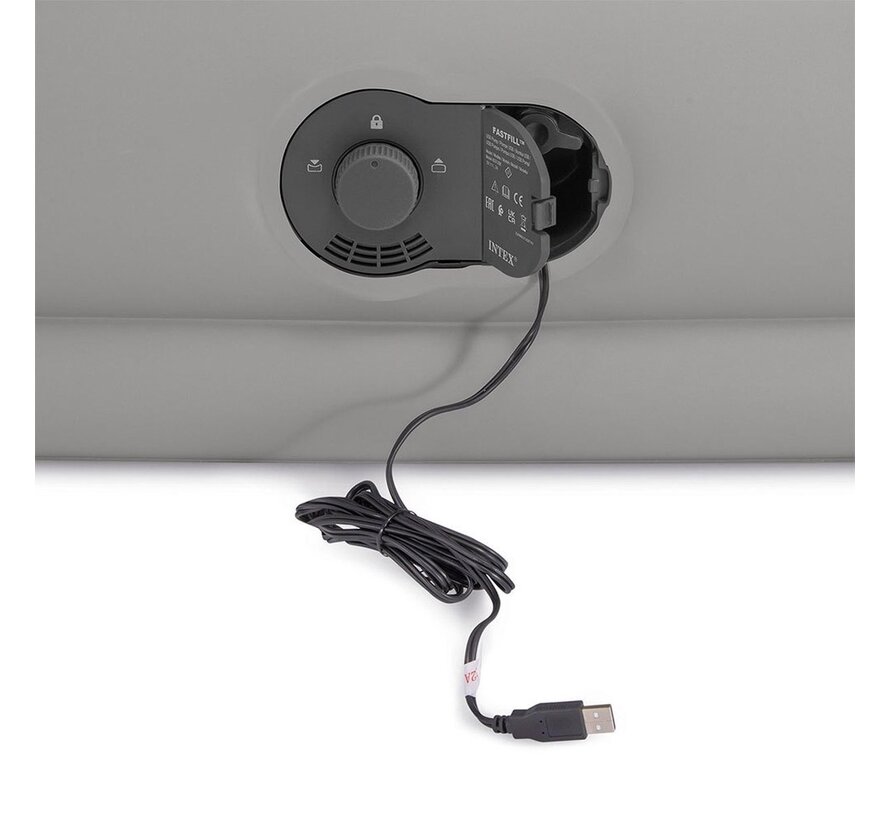 Comfort Twin Mid-Rise Luchtbed - 1-persoons - Ingebouwde USB pomp 191x99x36cm