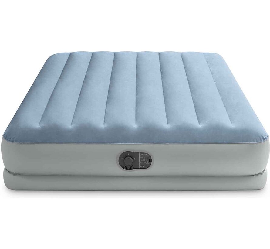 Comfort Queen Mid-Rise Luchtbed - 2-persoons - Ingebouwde USB pomp 203x152x36cm