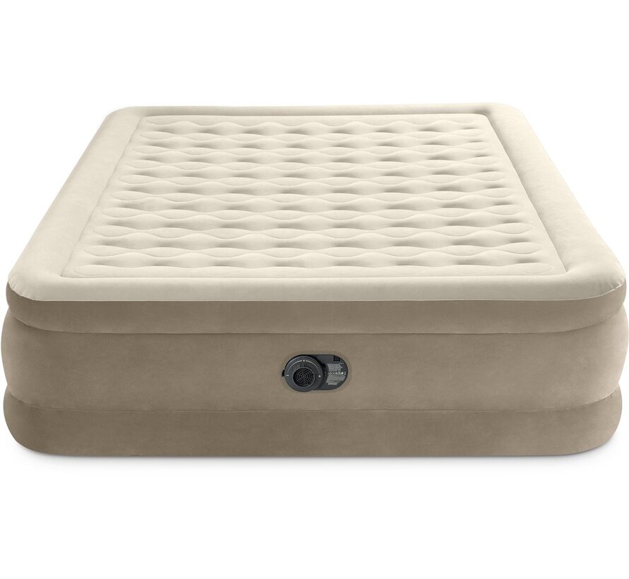 Queen Ultra Plush luchtbed 2-Persoons - Ingebouwde elektrische pomp - 203x152x46cm