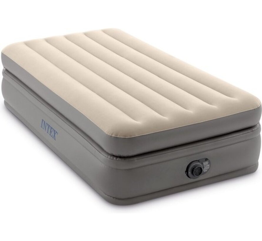 Prime Comfort Twin Luchtbed - 1-persoons - Ingebouwde elektrische pomp 191x99x51cm