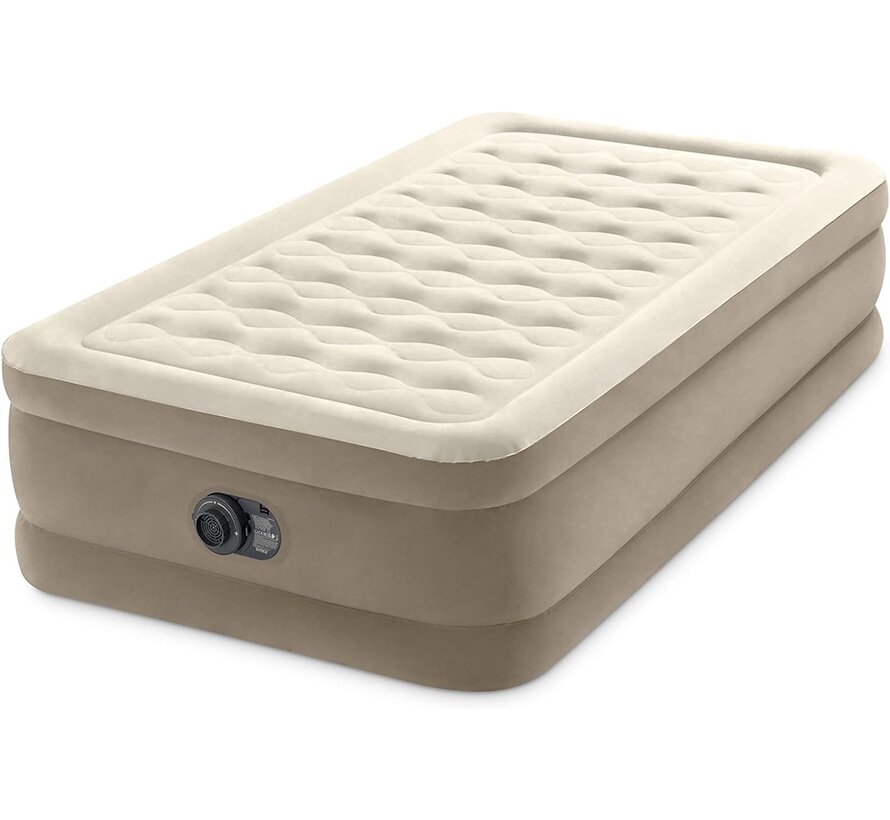 Twin Ultra Plush luchtbed 1-Persoons - Ingebouwde elektrische pomp - 191x99x46cm
