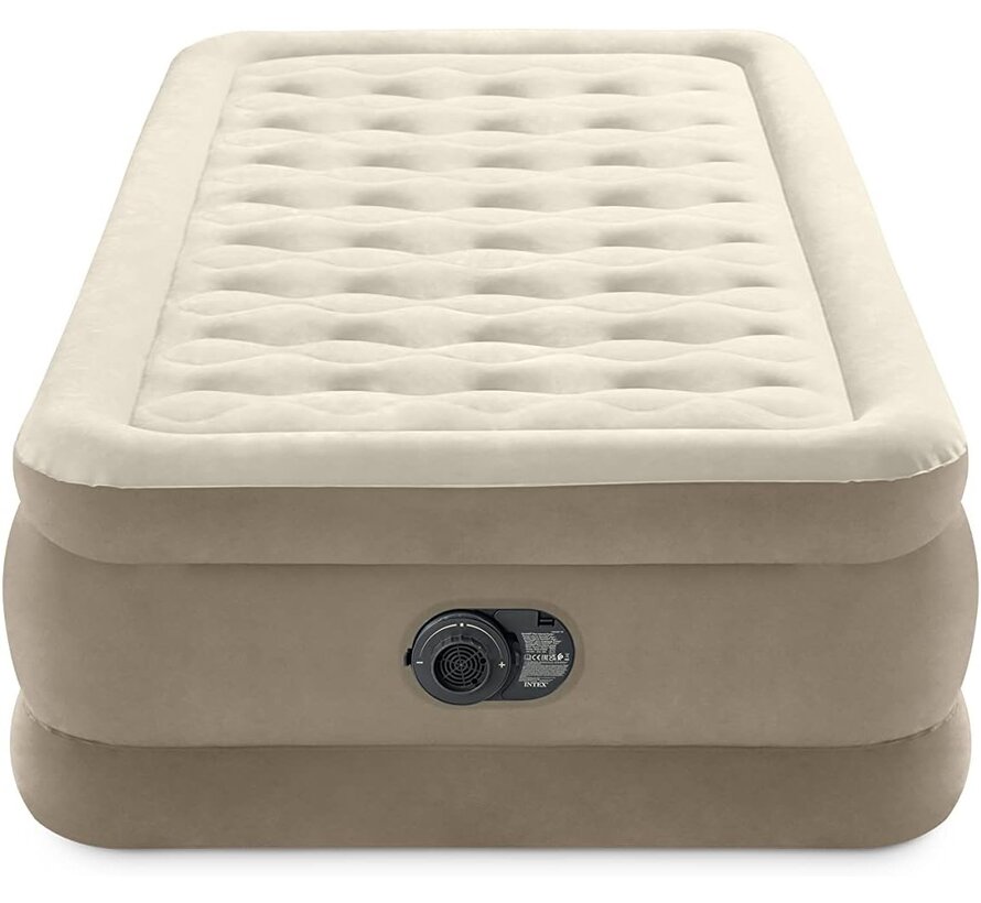Twin Ultra Plush luchtbed 1-Persoons - Ingebouwde elektrische pomp - 191x99x46cm