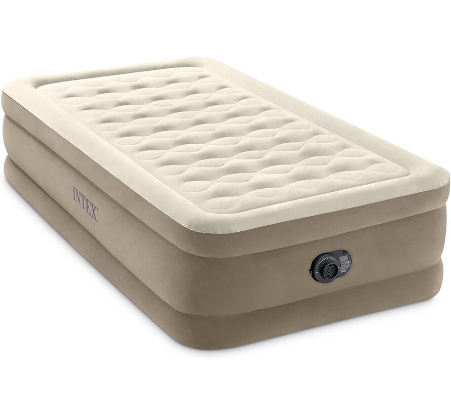 Twin Ultra Plush luchtbed 1-Persoons - Ingebouwde elektrische pomp - 191x99x46cm