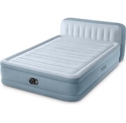 Intex Ultra Plush 2-Persoons Queen zelfopblazend luchtbed - hoofdboord - 236x152x46cm