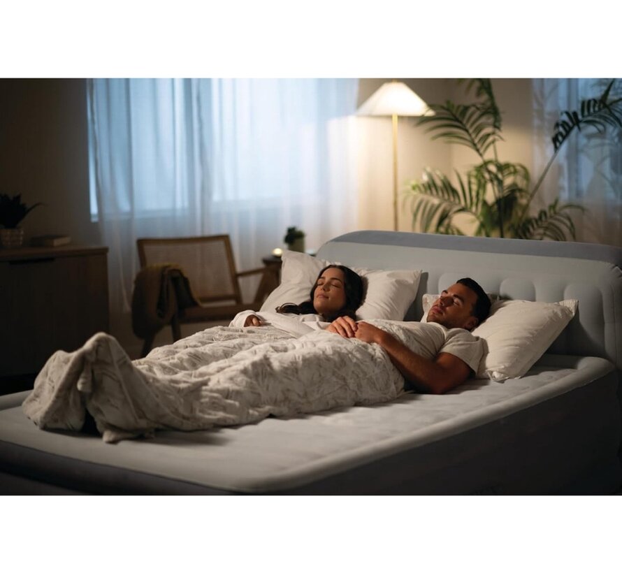 Ultra Plush 2-Persoons Queen zelfopblazend luchtbed - hoofdboord - 236x152x46cm