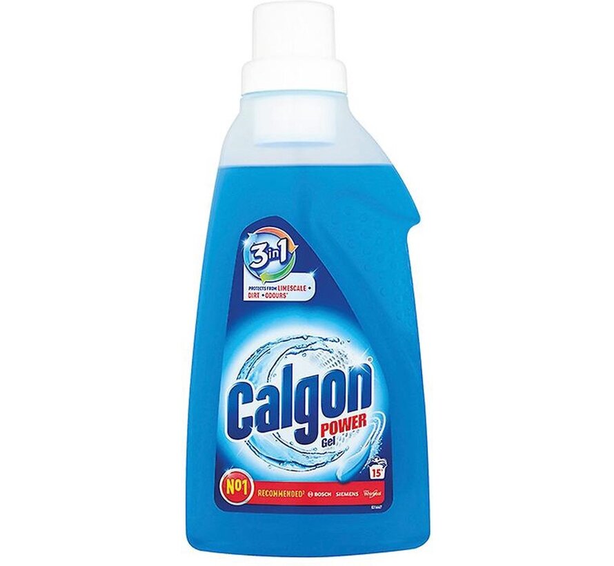 3in1 Power Gel - Wasmachine Reiniger en Anti kalk (750ml) - 3x 15 Wasbeurten