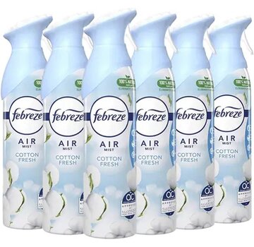Air Wick Cotton Fresh - Luchtverfrisser Spray - 6x 300ml