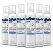 Gillette Skin Scheermousse / Scheerschuim Ultra Gevoelige Huid - 6x 240ml