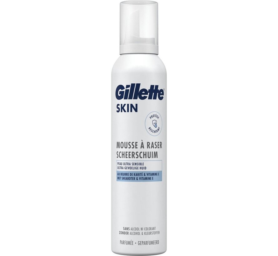 Skin Scheermousse / Scheerschuim Ultra Gevoelige Huid - 6x 240ml
