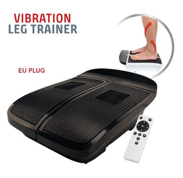 Bio Energiser Vibration Leg Trainer - spierstimulatie - met afstandsbediening - zwart