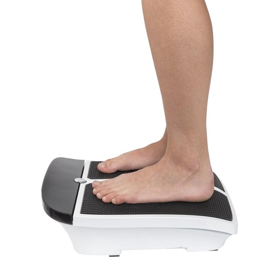 Vibration Leg Trainer - spierstimulatie - met afstandsbediening - zwart