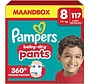 Baby Dry Pants - Maat 8 (19kg+) - 117 Luierbroekjes - Maandbox
