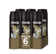 Axe Gold Bodyspray / Deodorant Spray Men - 6x 150ml Voordeelverpakking