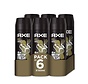 Gold Bodyspray / Deodorant Spray Men - 6x 150ml c