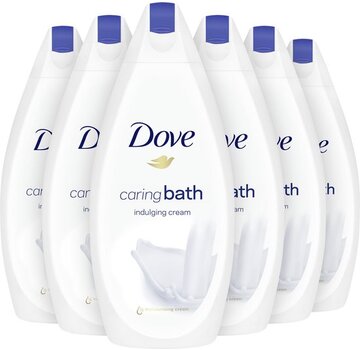 Dove Original Indulging Cream - Verzorgende Badcrème XL - 6x 450ml